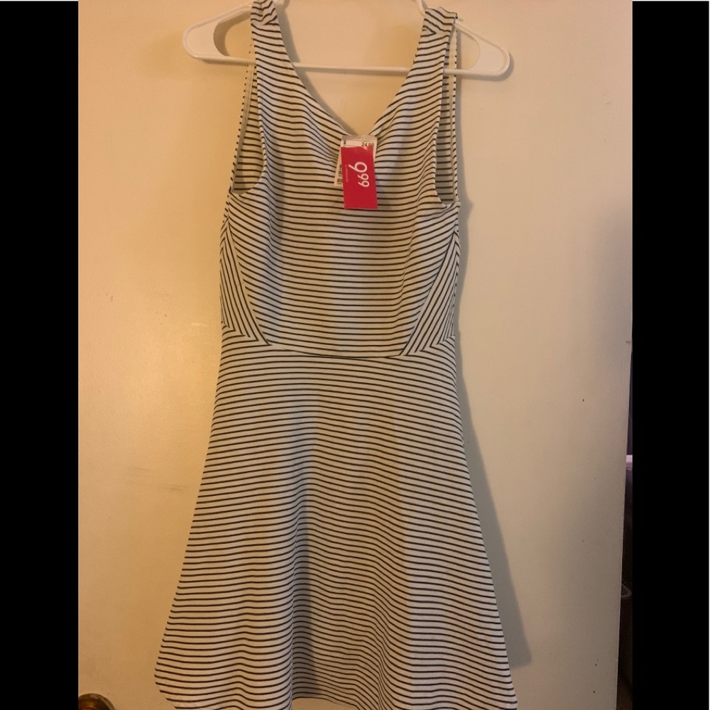 H&M Black & White Dress